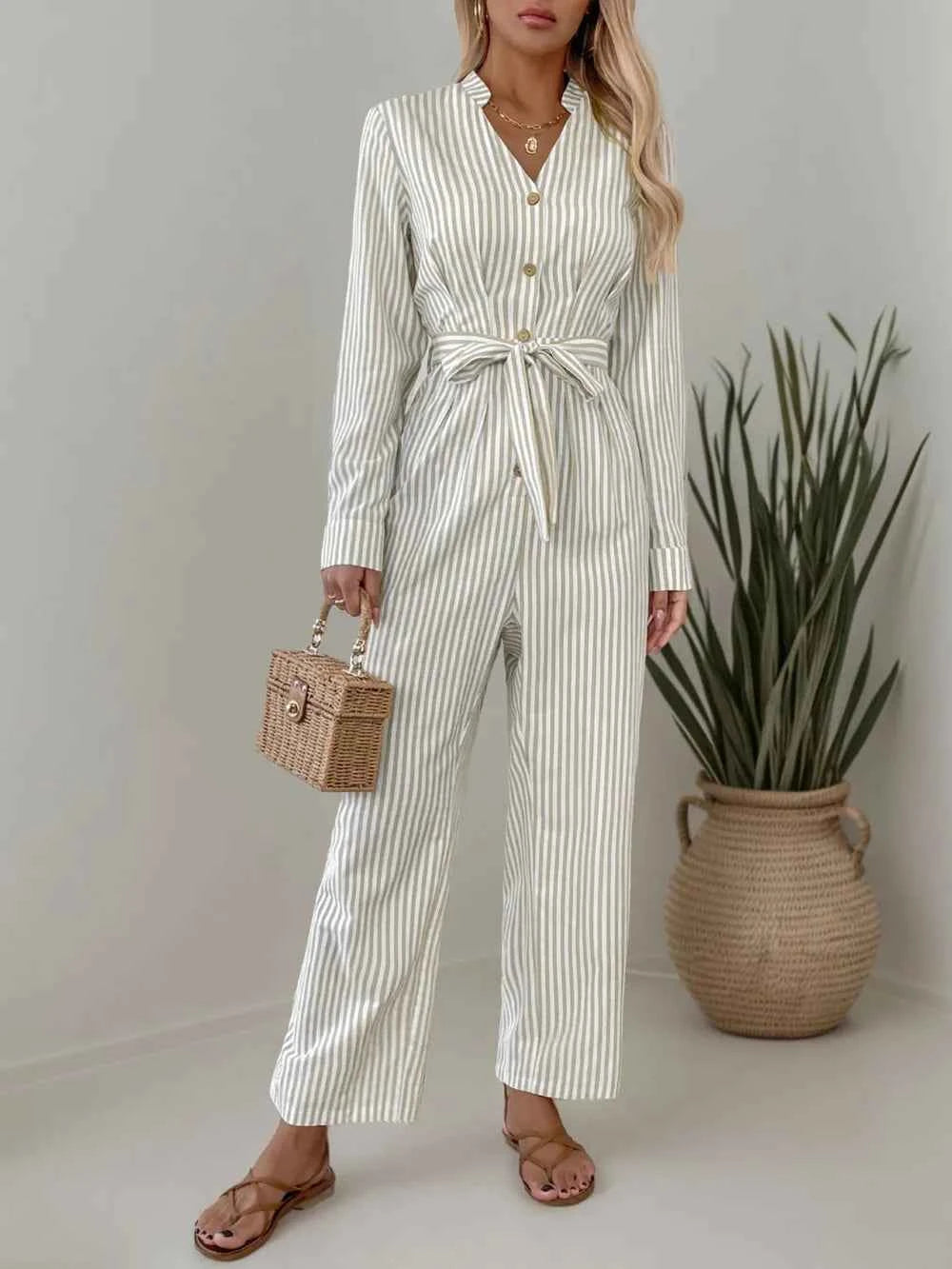 Striped Notched Long Sleeve Tie Waist Jumpsuit 03f14f20-843d-441f-a569-4d1591395ab6-Max