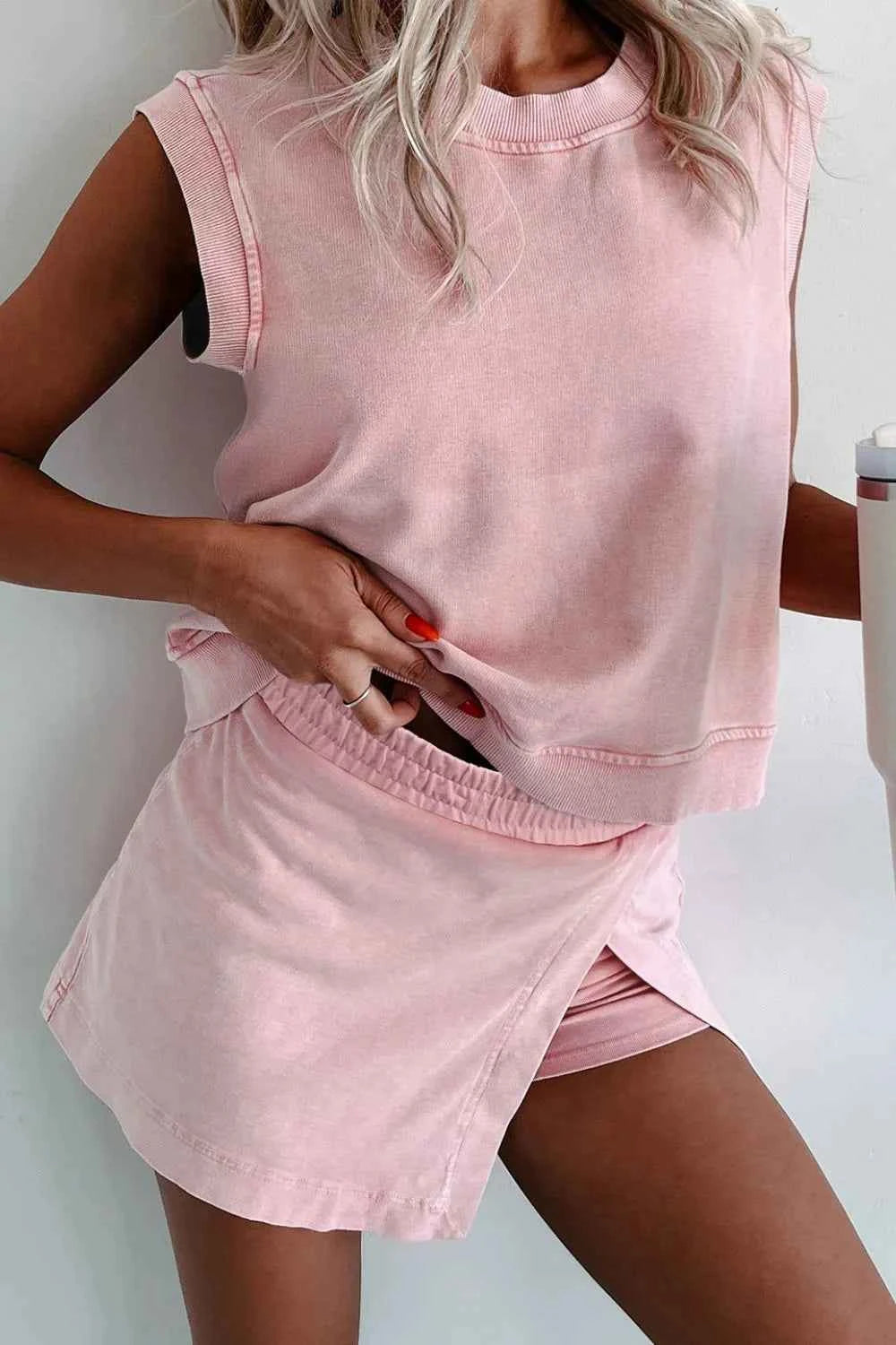 Mineral Wash Cotton Tank Top and Slit Skort Set 03fbc177-e89e-477c-8640-fc6cab7272bb-Max-Origin