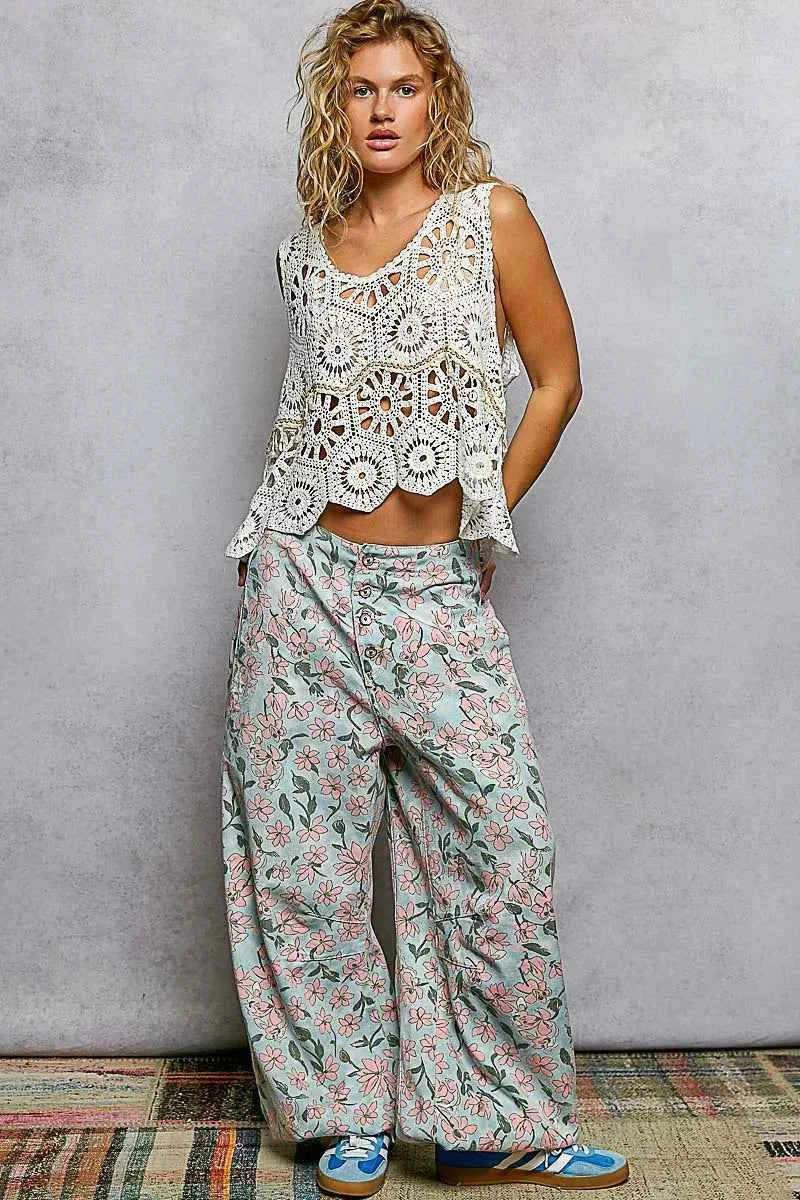 POL Boho Floral Crochet Sweater Vest with Scalloped Edge 041afbf9-a9e9-40ac-b8ae-3822afcfa745-Max-Origin