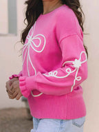 Ribbed Hem Long Sleeve Sweater 042bd77b-3300-4684-b91a-7fea67f36148-Max-Origin