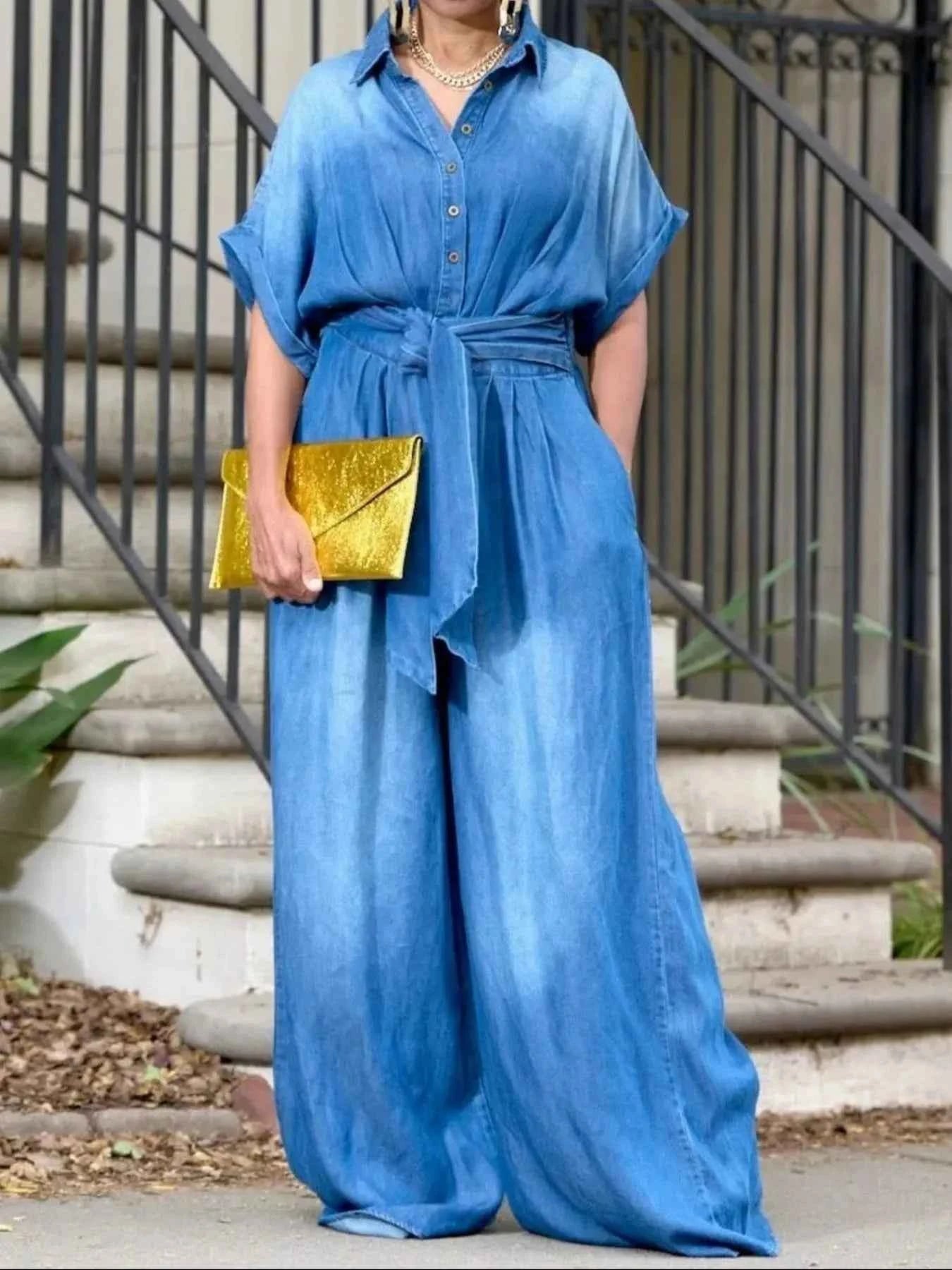 Button Front Wide Leg Denim Jumpsuit Light Blue 043413d4-ddb6-47aa-9840-1890b629ed58-Max-Origin