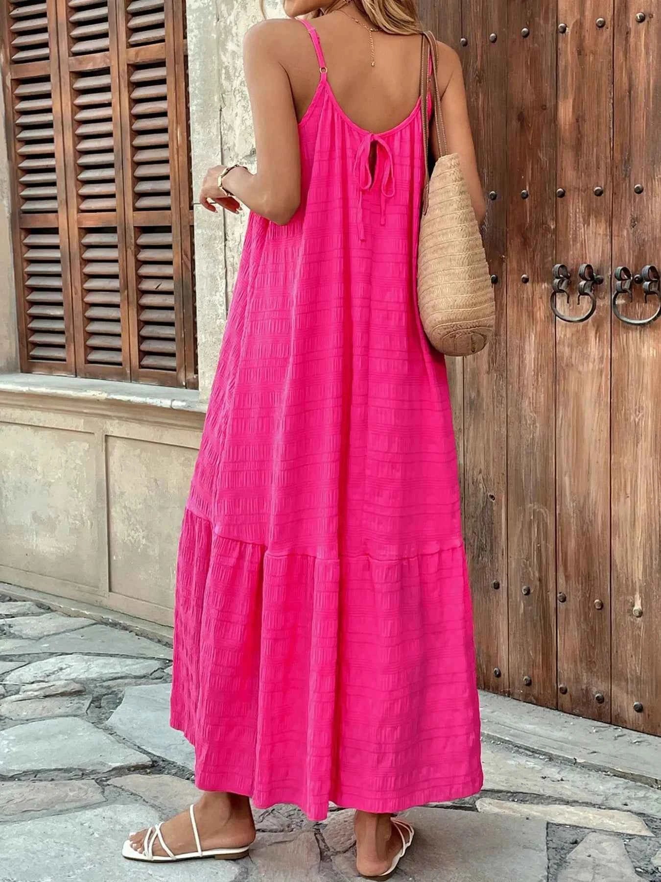 Scoop Neck Tiered Maxi Cami Dress 0464c9de9d3a43d4b0303f2cfeec5124-Max-Origin