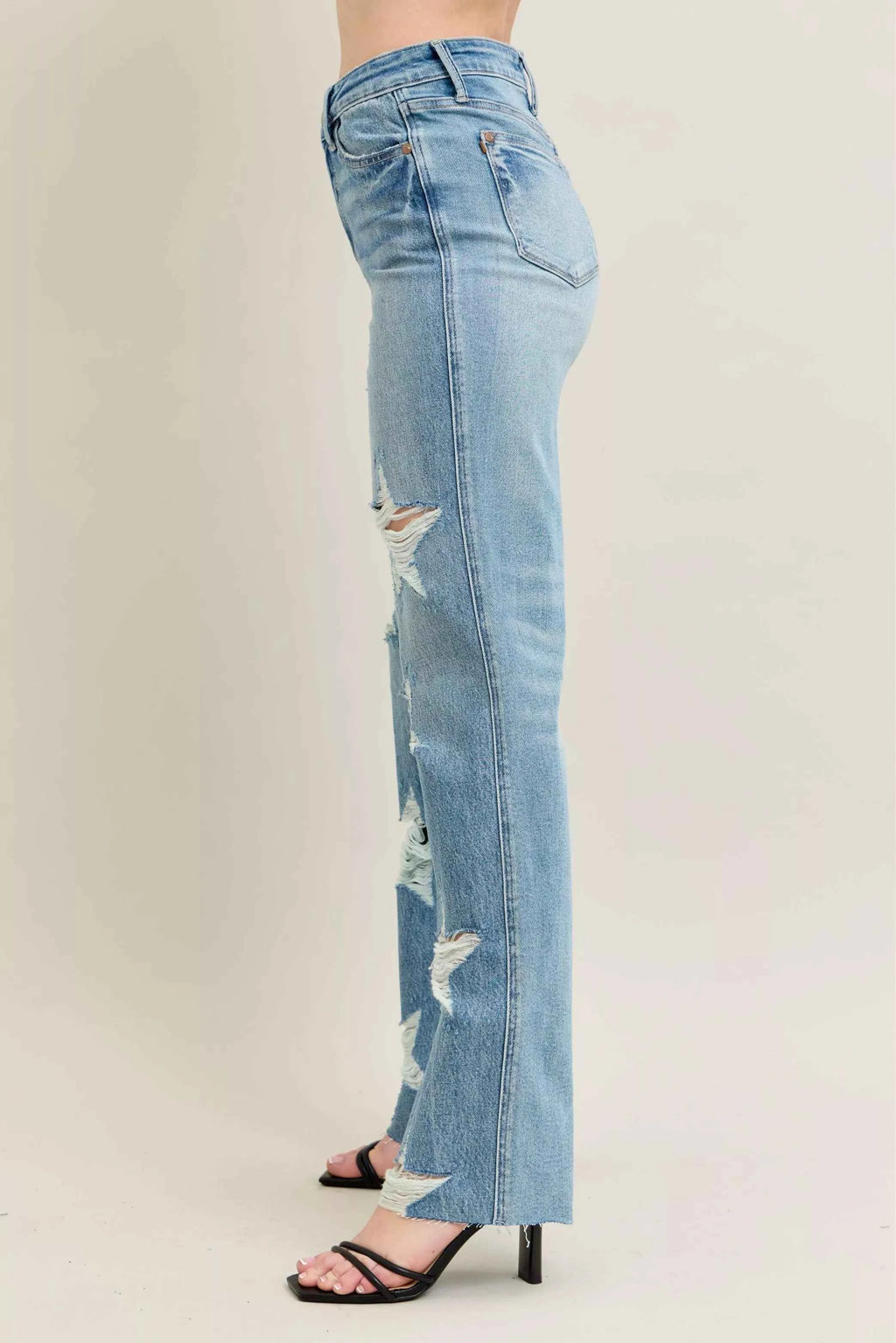 Judy Blue Full Size High Waist Rigid Magic Star Shaped Destroy 90's Straight Jeans Plus Size 049b1b5e7a6e41ec876f3a1d96a02232-Max-Origin