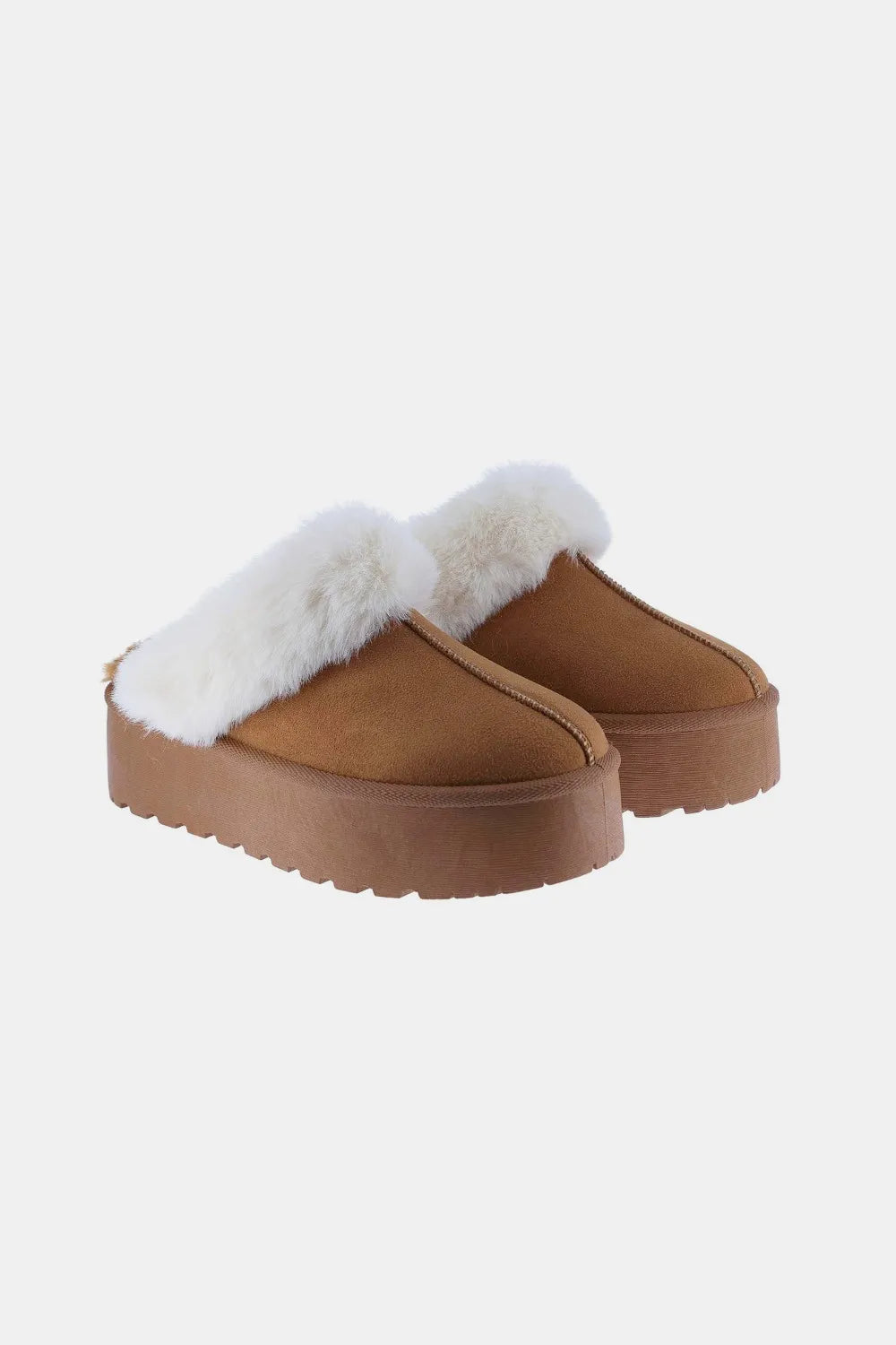 Weeboo Thick Bottom Fur Trim Snow Slippers 04a97adb-ed63-4f28-a1e3-06df761d2e52-Max