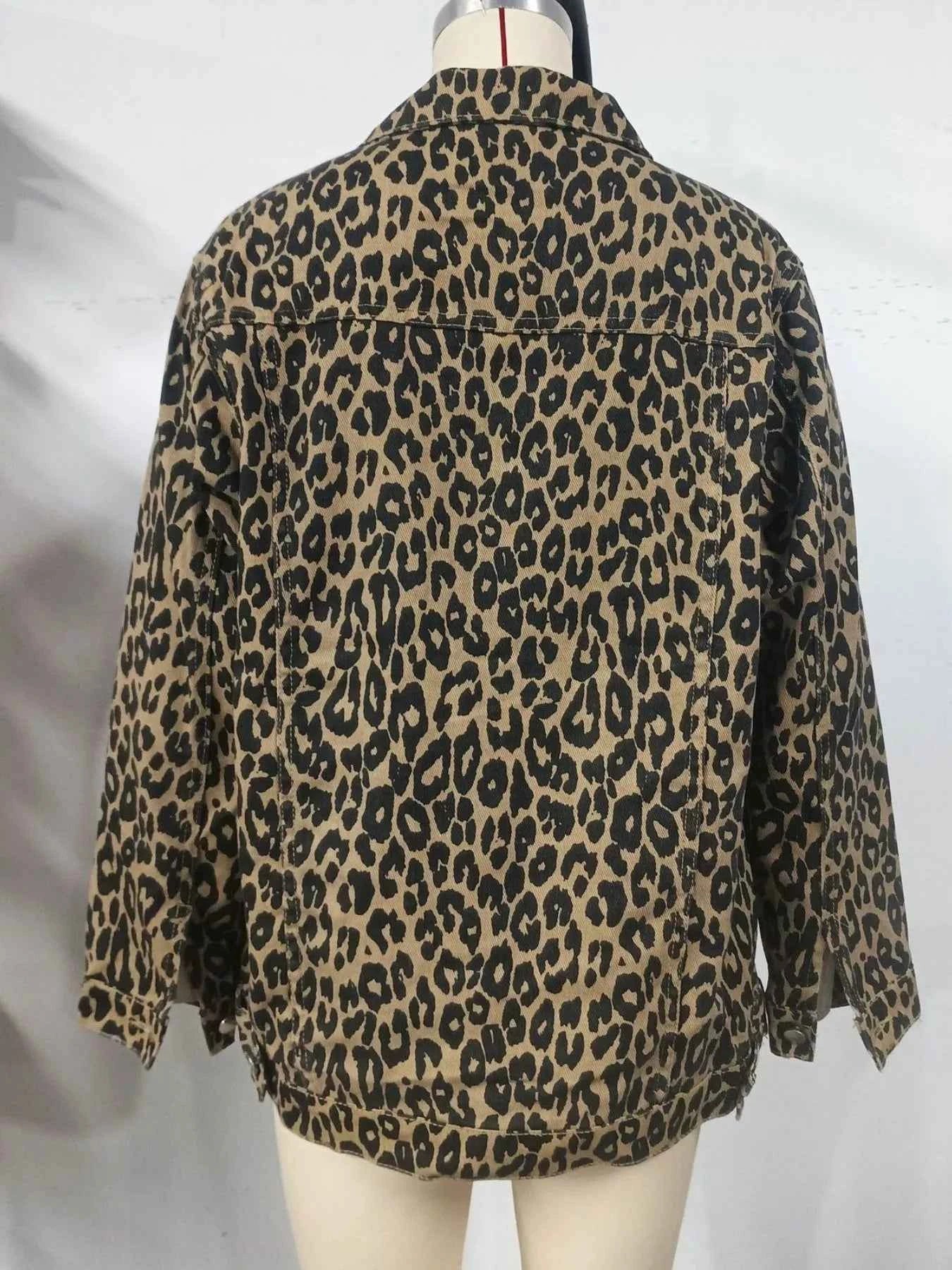 Leopard Button Up Long Sleeve Denim Jacket 04a9f46d-82ad-4066-98f4-9af73ad91ae2-Max-Origin