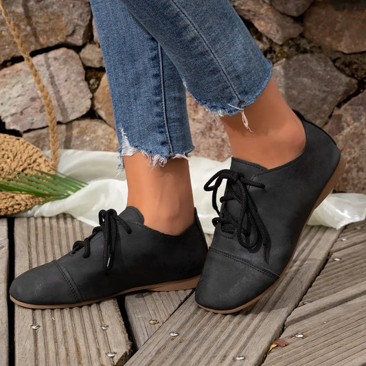 Casual Lace-Up Loafers Black 04c360b9-ba64-40e2-bad0-8e96a8131f21-Max-Origin