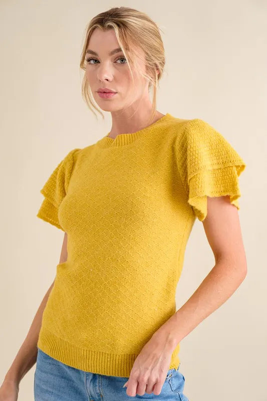 And The Why Double Layered Ruffle Sleeves Sweater Top 04ce8f53c2764c32bb35c408e2ef3d02-Max-Origin