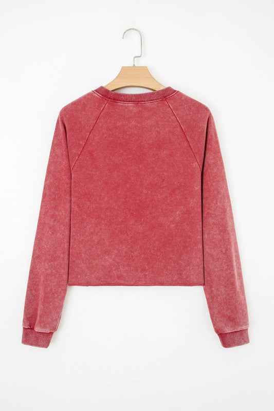 Liberty Raw Hem Crop Sweatshirt 04cecbfc-12d0-43c5-8a99-90c6b0a79a8f