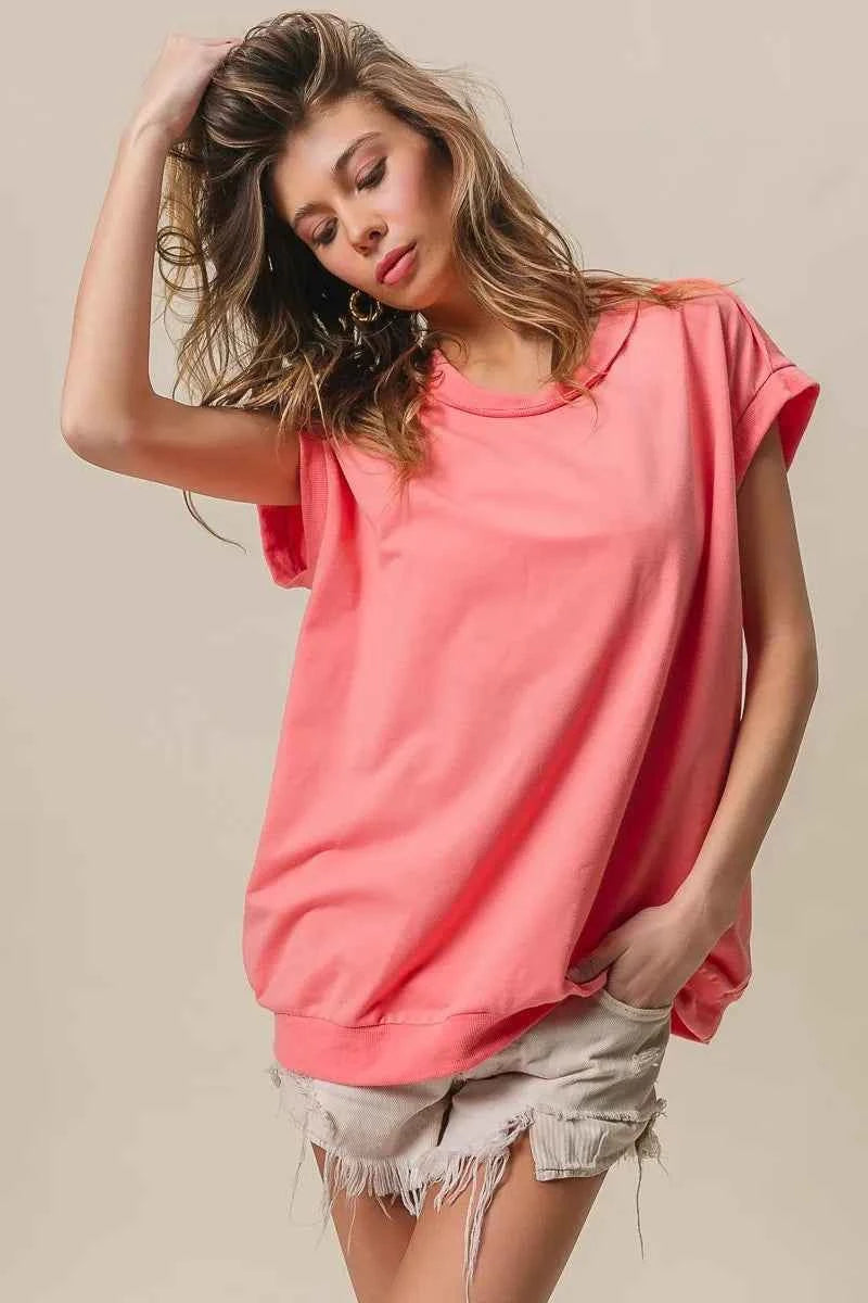 BiBi French Terry Drop Shoulder Basic Top 04d3855ecedc42daa659d92e7ca3dd01-Max-Origin