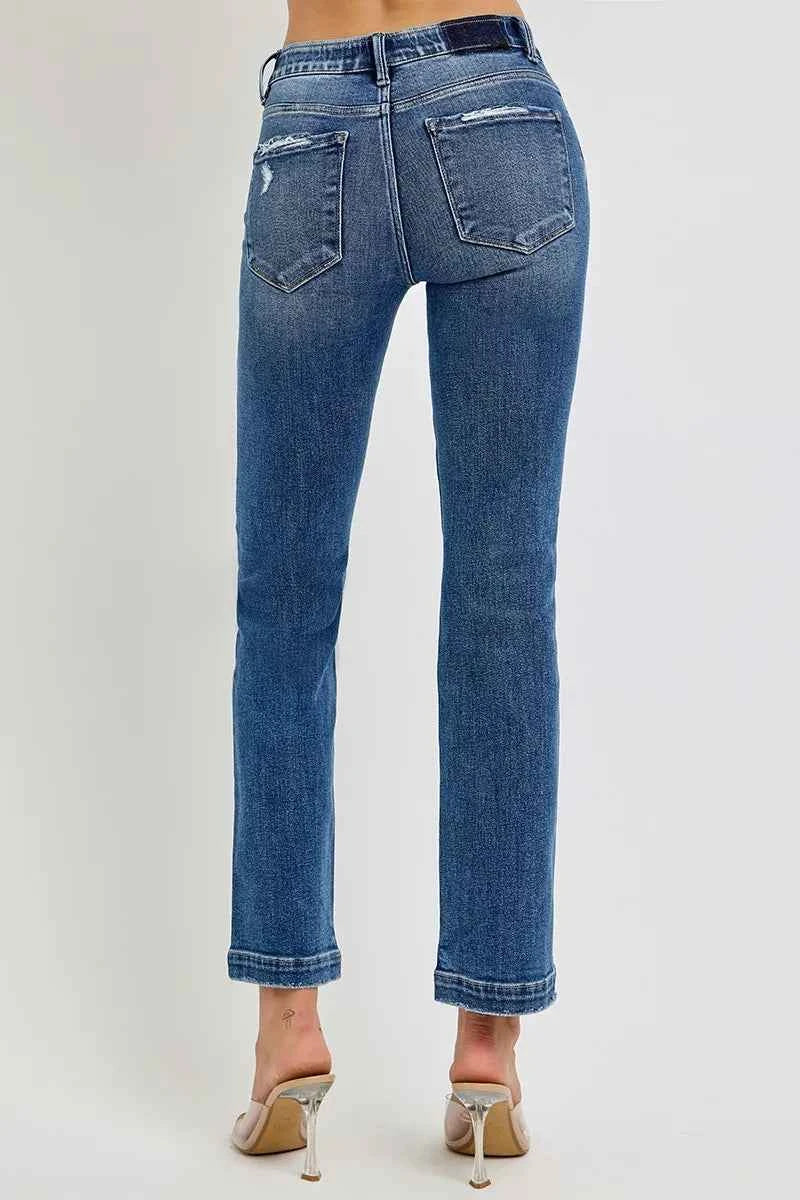 RISEN Full Size Tummy Control Elastic Band Mid Rise Straight Jeans Plus Size 050bbce8f23e4d1bb0adf1aababfd7d0-Max-Origin