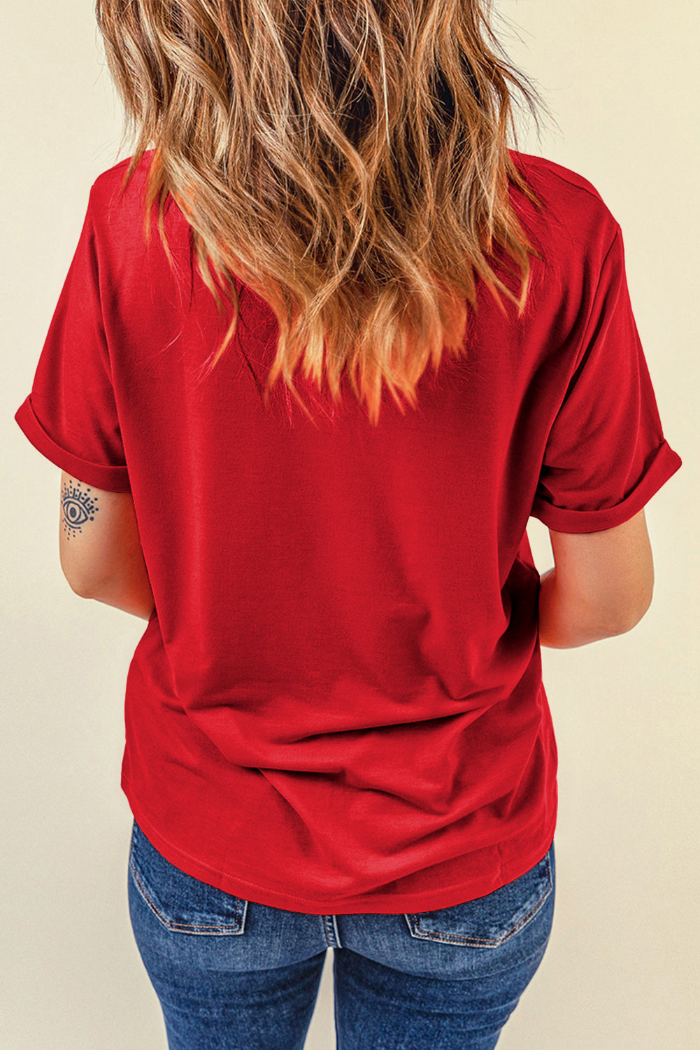 Red Checkered Game Day Graphic T Shirt 050d951ef1194043