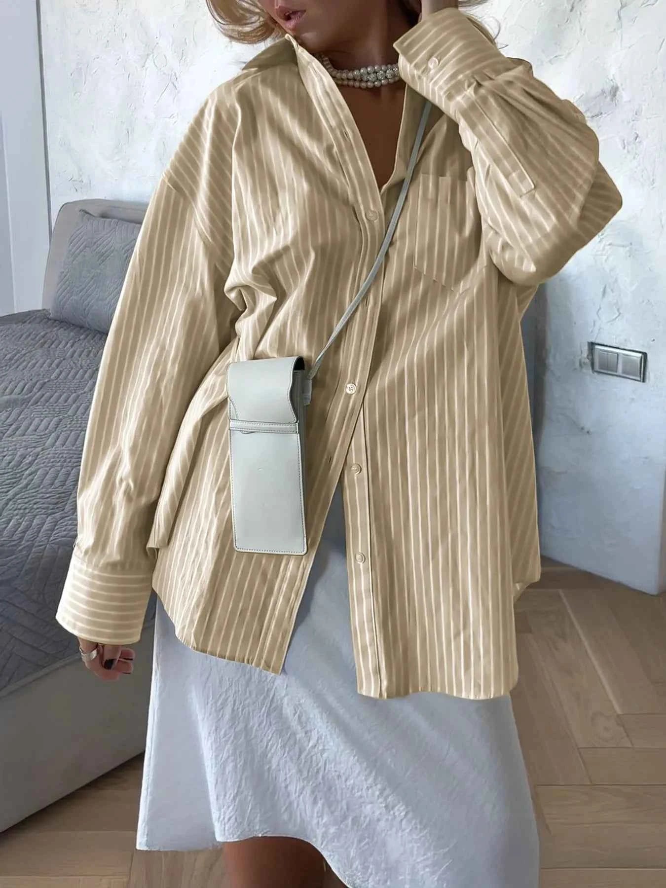 Oversized Striped Button-Down Shirt 050df999-0a28-4078-bf26-7a8b474cb4ff-Max-Origin