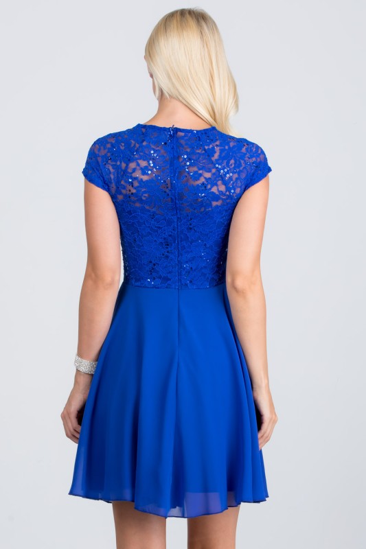 Women’s Lace Fit and Flare Dress – Short Sleeve Cocktail Party Dress 051543ba-a9b0-4d93-9e01-e1833a534839_f7bcdb77-d90e-4337-b146-4d79163ea377