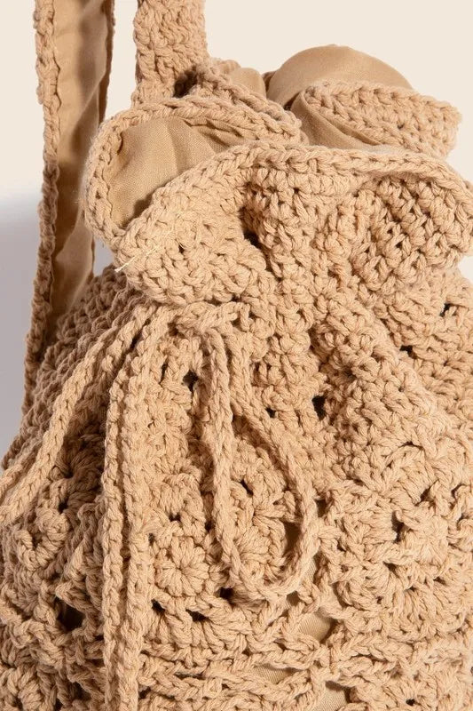 Fame Intricate Braided Single Strap Drawstring Bag 05283c42-f80c-4236-adcb-0ef42c870d9d-Max