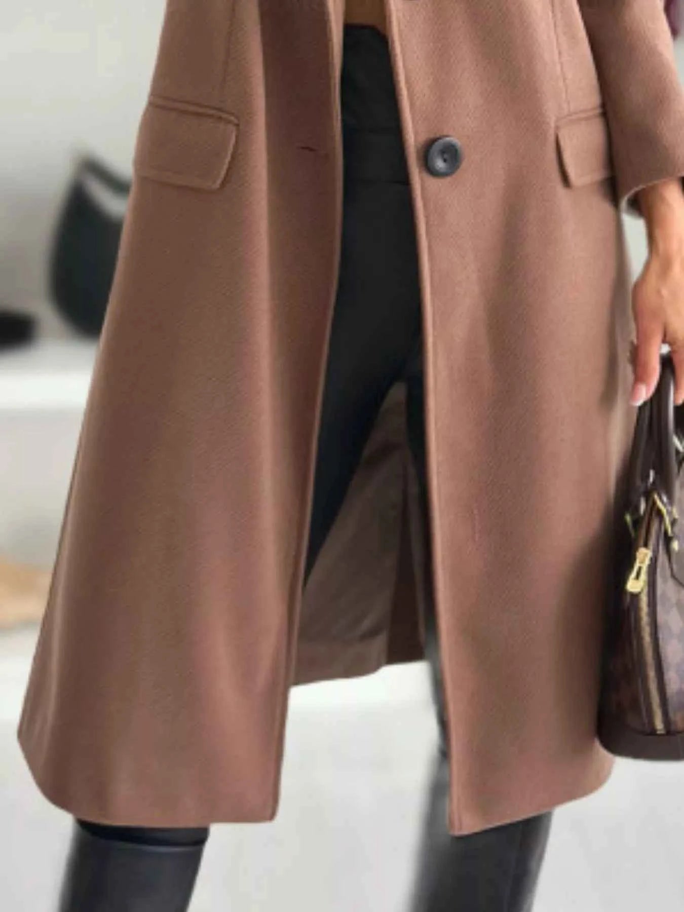 Lapel Collar Long Sleeve Coat 052cb606-dd24-4419-9c32-5685095b77d9-Max-Origin