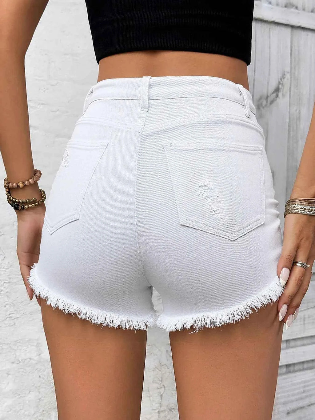 Raw Hem High Waist Denim Shorts 05348715bb084f23a5de23a7a78b6c4f-Max-Origin