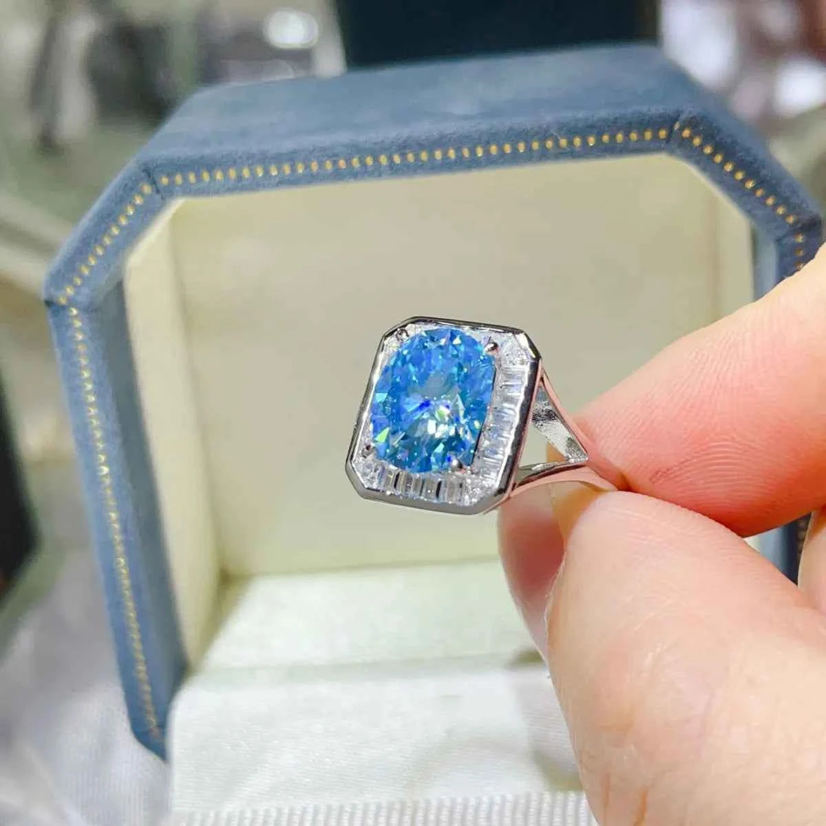3 Carat Moissanite Square Ring 05349435-b204-48b1-b42f-490f004f57bd-Max-Origin