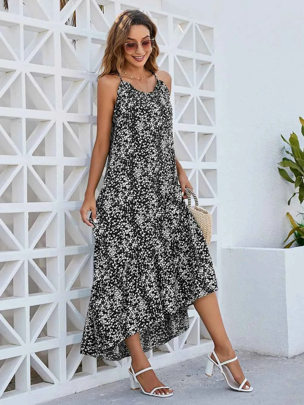 Ditsy Floral Scoop Neck Midi Cami Dress 053abac8-64ee-4ec1-9598-7696e51c61ae-Max