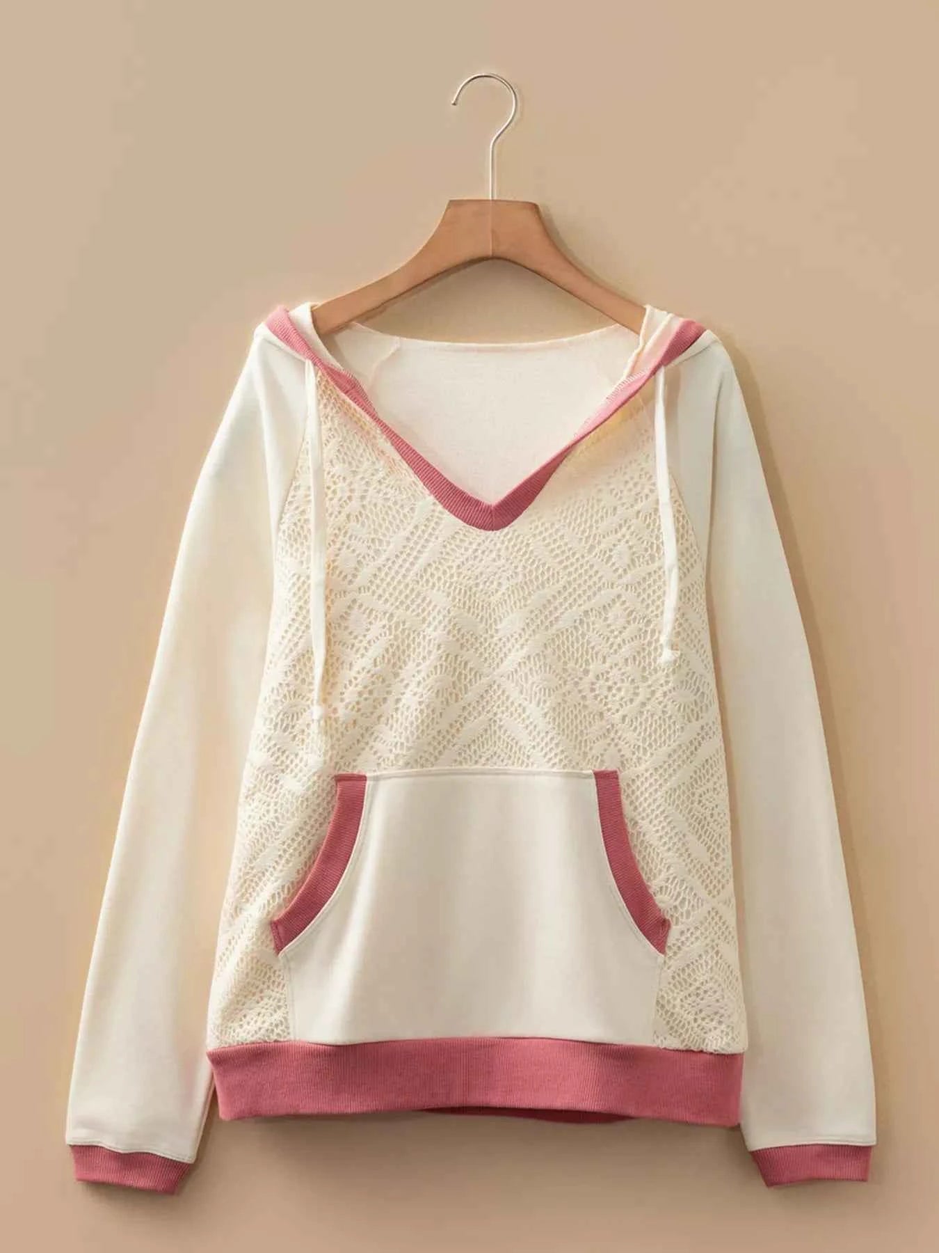 Crochet Panel Kangaroo Pocket Hoodie 055ebe5d-ba9c-4ff3-8d68-b678ddca96bd-Max-Origin