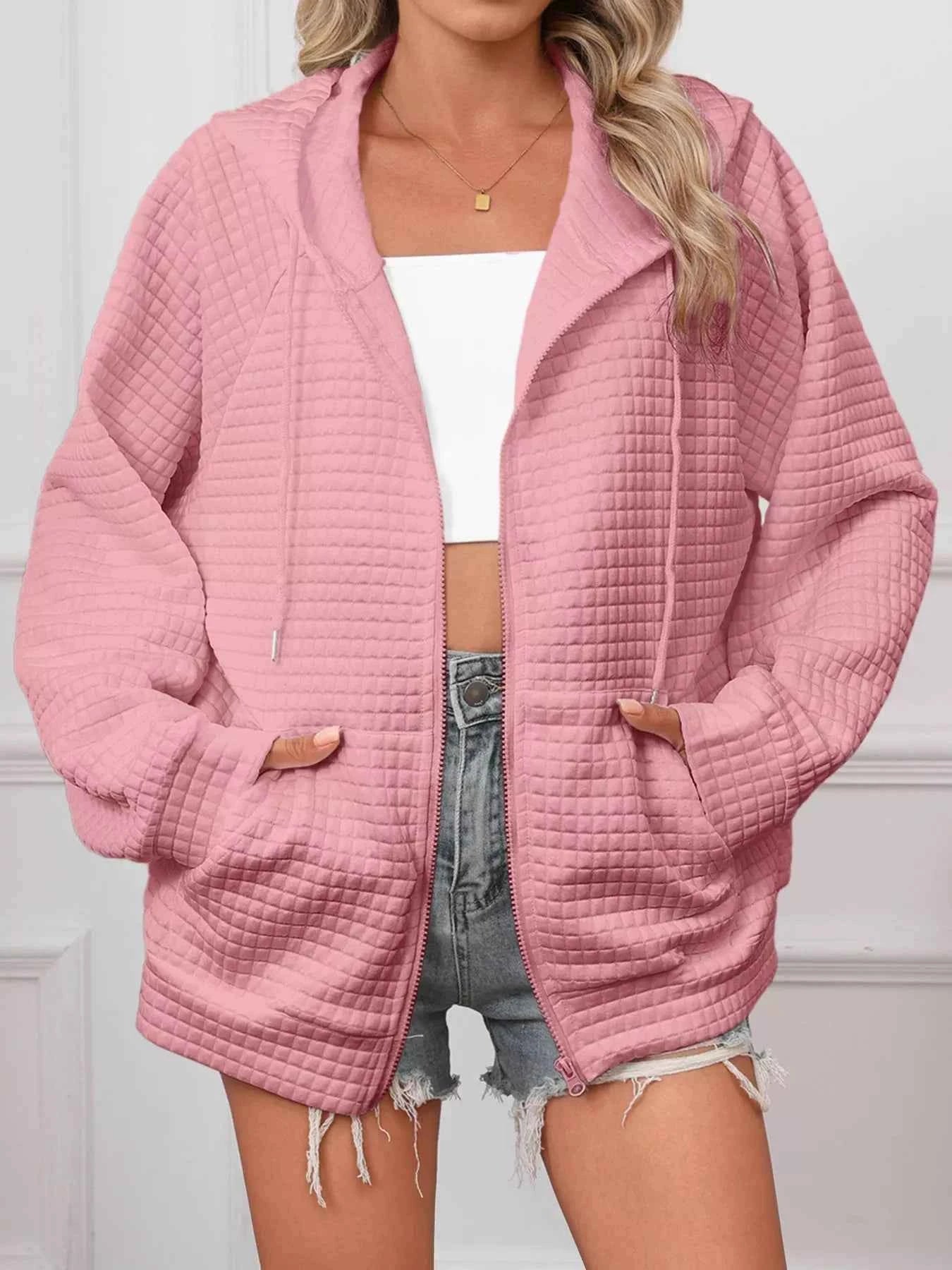 Full Size Textured Quilted Zip-Up Hooded Jacket Plus Size 057af73bfaa74a2f8a19a37b2bb2c6d4-Max-Origin