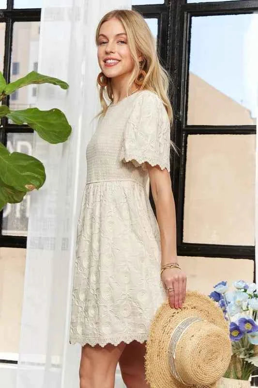 ADORA Rround Neck Crinkle Babydoll Dress 0589b99be01f4711ac5ae49ee1402c83-Max-Origin