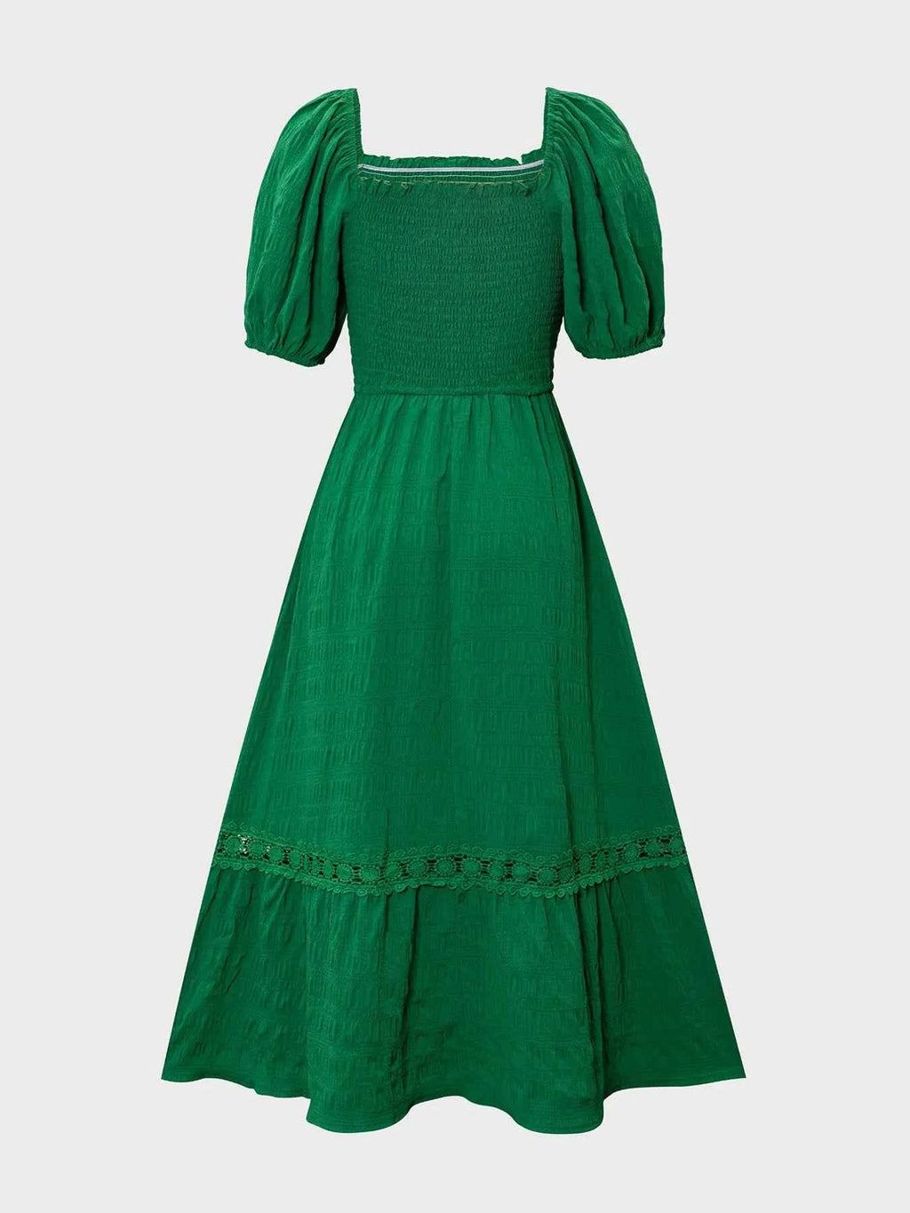 Smocked Puff Sleeve Tiered Dress 05a67c4f37394323ab082e822f7e2410-Max-Origin