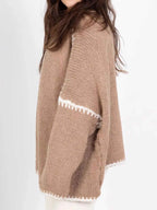 Contrast Trim Open Front Cardigan 05d46663b32547a4932a3c8904645b61-Max-Origin