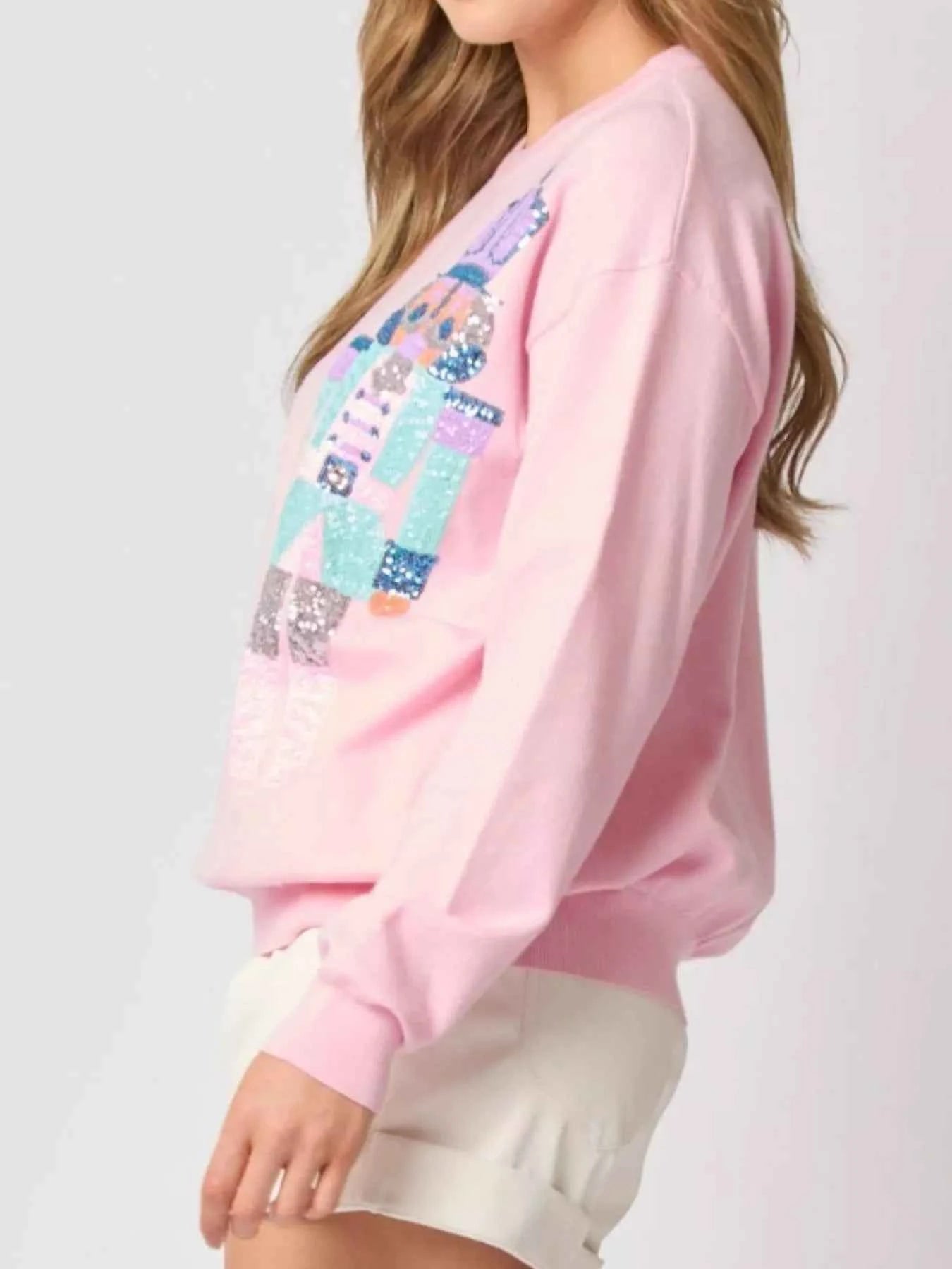 Sequined Nutcracker Long Sleeve Sweatshirt 061845f5-6e11-4234-9250-49e17716822a-Max-Origin