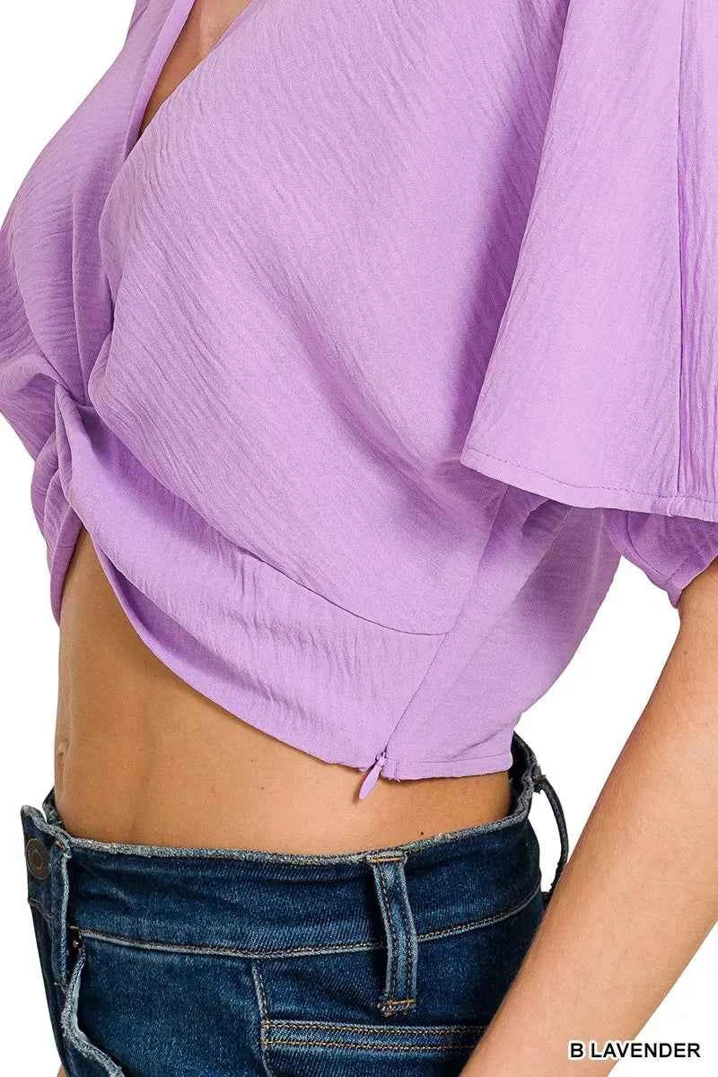 Zenana Woven Airflow Twisted Top & Wide Leg Pants Set 06228e92ef4b4a95948463919b39a8fd-Max-Origin