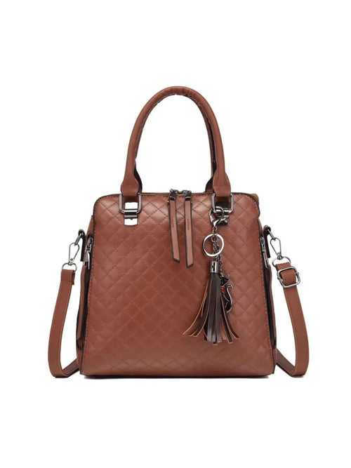 4-Piece PU Leather Bag Set with Tassel Detail 0653a772-1f2f-4427-8ada-284afdfe707c-Max-Origin