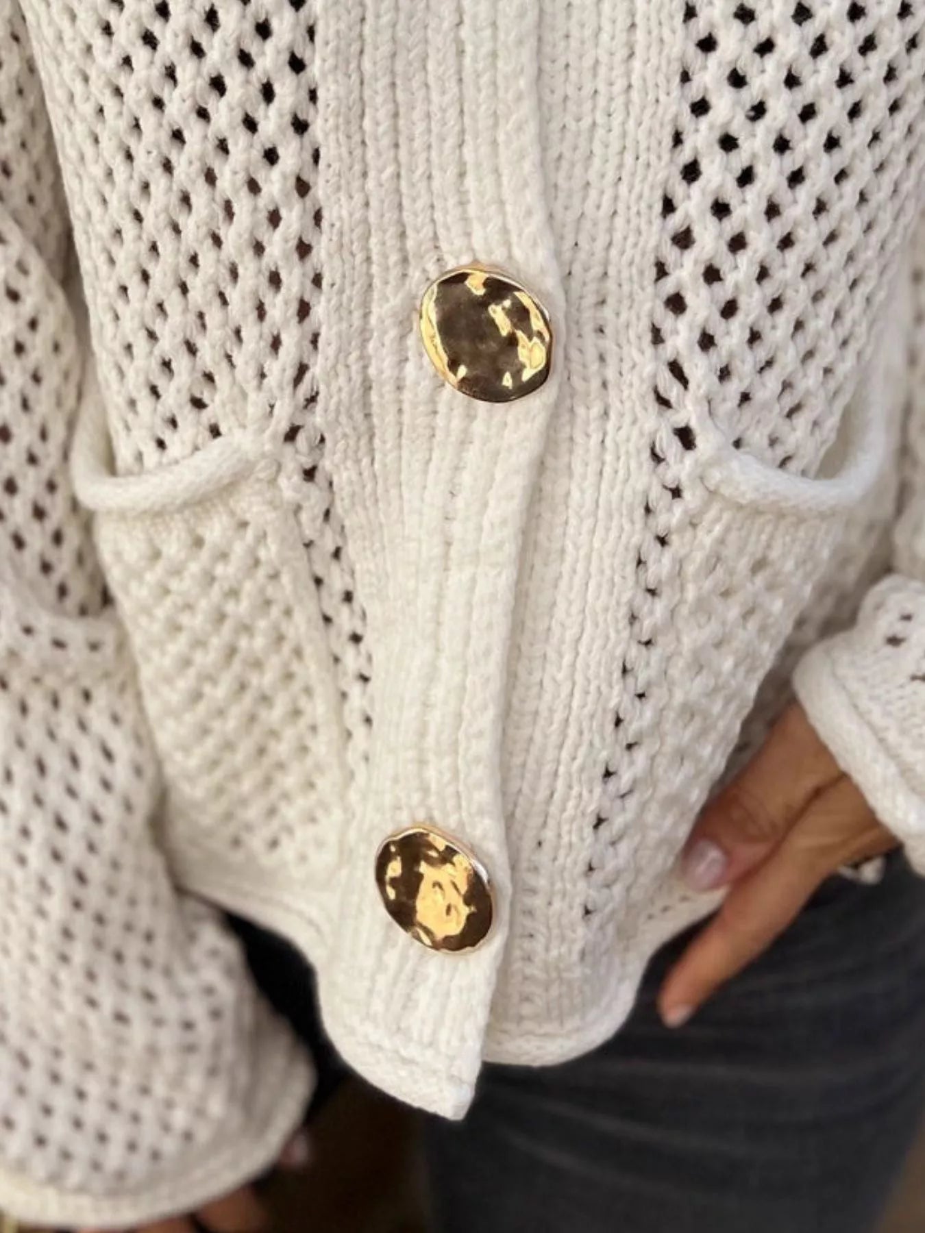 Crochet Button Up Long Sleeve Cardigan 068e99c4-0c59-406f-b4de-7144c68aa34f-Max-Origin