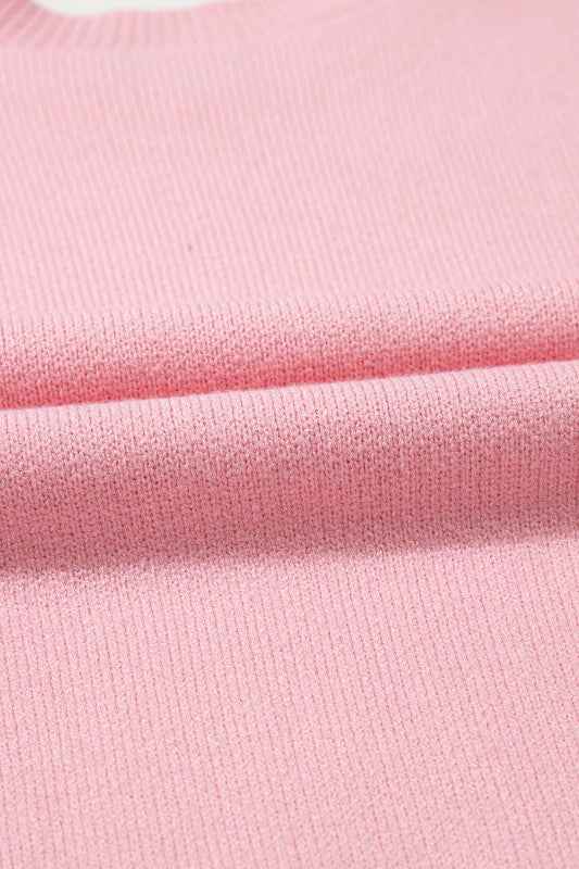 Valentine Bow Long Sleeve Crewneck Sweater 06a5379e-0f2b-4a5f-8dde-334d22a3344e