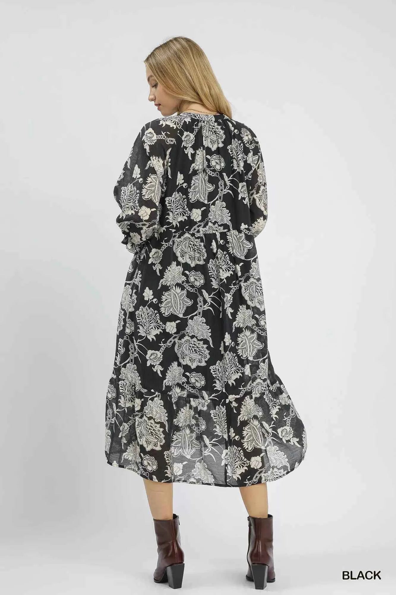 Umgee Floral Print Boho Midi Dress 06a87a1a-4338-4ce7-932d-570f75c4033f-Max-Origin