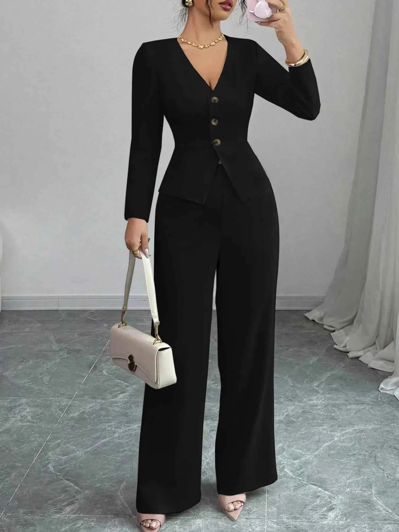 Button Up Long Sleeve Top and Pants Set 06d1fbfb-f92e-4ce1-bde5-ad3848955dc1-Max-Origin