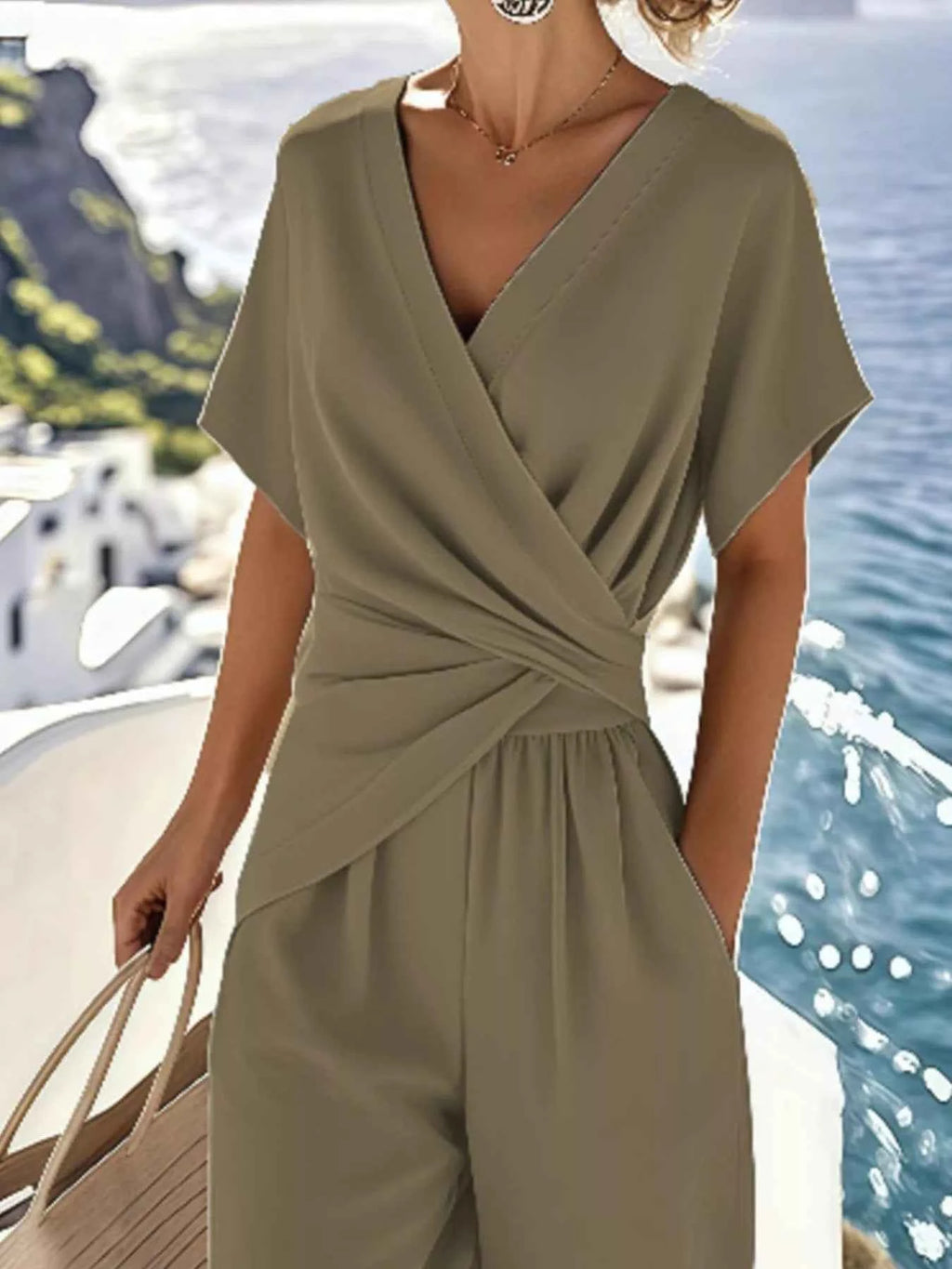 Full Size Surplice Short Sleeve Top and Pants Set Plus Size 06d2abaa-3489-4789-b054-1e86aebbcacf-Max-Origin