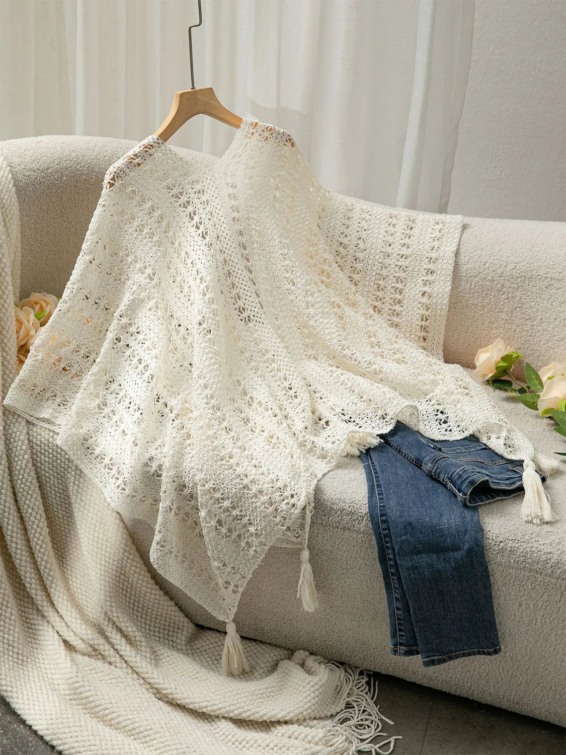 Openwork Tassel Open Front Knit Cover Up 06ed762c-880e-4670-b07d-ea076dc46ce5-Max-Origin