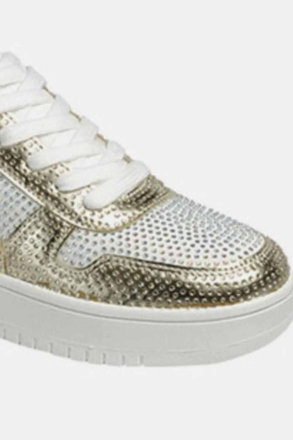Forever Link Rhinestone Platform Flat Sneakers 070d5ef4-5eb8-4cd9-9cb5-1e62c1913656-Max