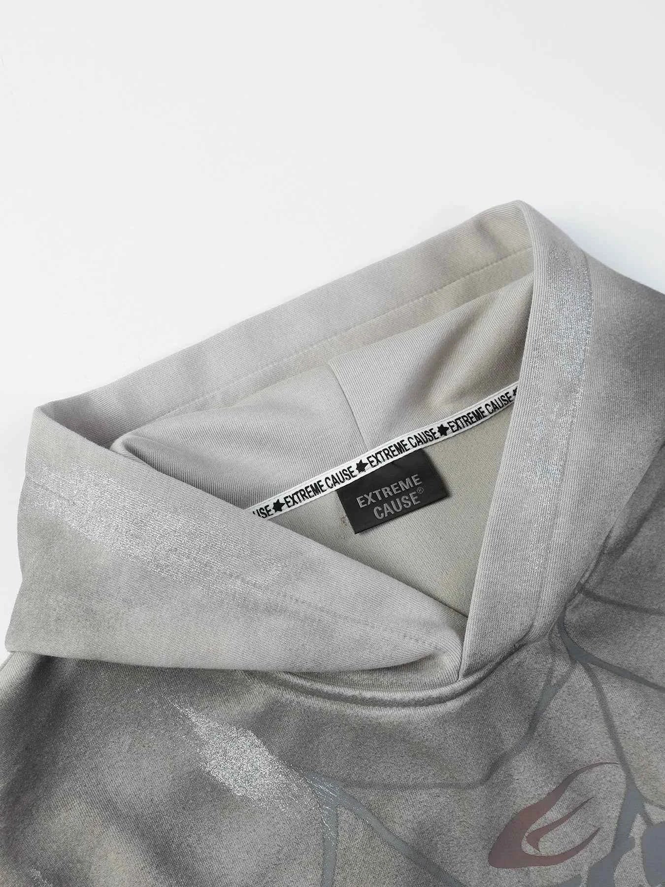 Men's Gothic Spider Web Graffiti Print Hoodie 072bbcf125974b9489473a84d6abbdd1-Max-Origin