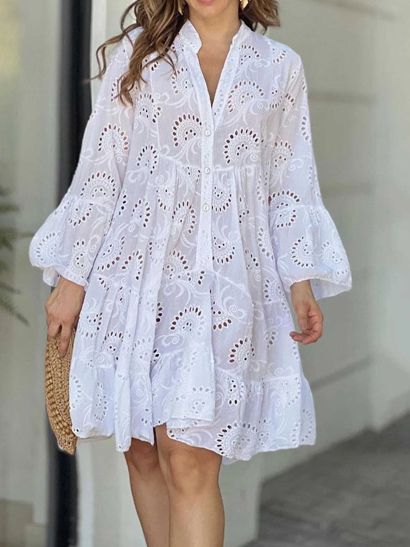 Full Size Eyelet Ruffled Hem Tiered Dress Plus Size White 073d498aa7554d228e50ea6f0e15292a-Max-Origin