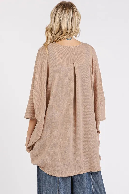 Mittoshop Open Front Batwing Sleeve Cardigan 074e0478-bf03-43db-a961-792d107a08f0-Max