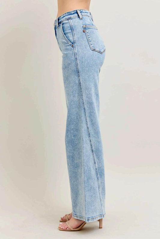 Full Size High Waist Wide Leg Jeans with Skewed Inseam Plus Size 0760c7b75f934ce5bea8fb882fe95e91-Max-Origin