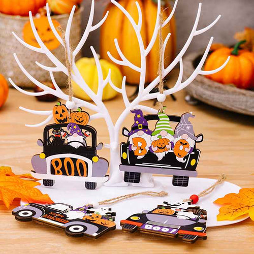 4-Piece Halloween Element Car-Shape Hanging Widgets 076abbcfa71f416d809dbfd2a126abf5-Max
