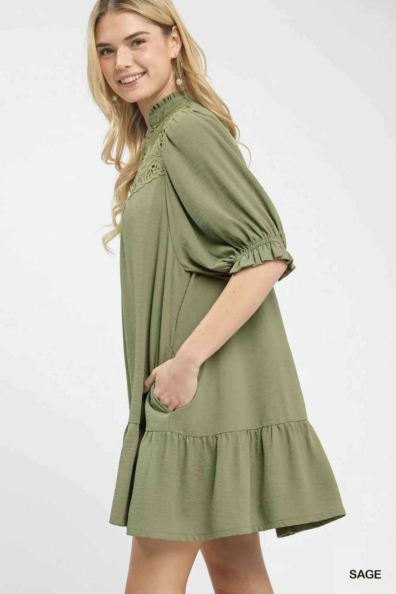 Umgee Lace Yoke Tiered Mini Dress 07998a7d-c1e6-4c98-81fd-910582307ac1-Max-Origin