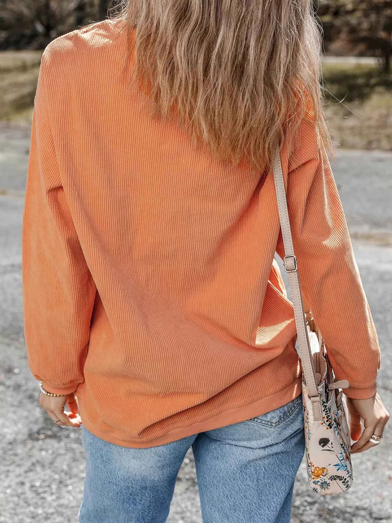 Halloween Ghost Sequin Patched Twisted Ribbed Texture Sweatshirt 07aa0e3e7b5c44ecbb1ed93fa6087b1b-Max-Origin