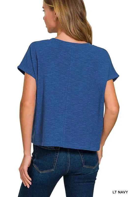 Zenana Round Neck Short Sleeve T-Shirt 07c2e5171db24a80851ff275e182fa6c-Max-Origin