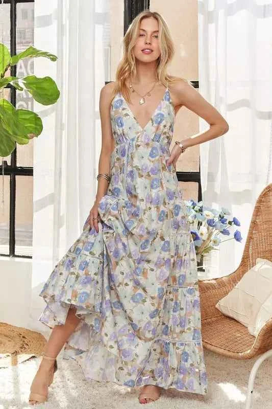 ADORA Bow Back Floral Cami Dress OFF WHITE BLUE 07c533c03f8f4cafb9a251997cf99e91-Max-Origin