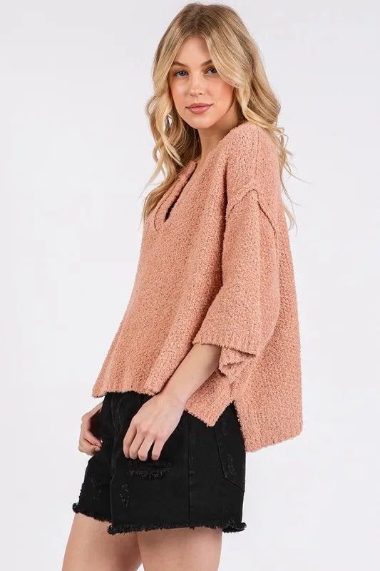 Mittoshop Side Slit Notched Drop Shoulder Sweater 07e30cbe-7c85-4e46-9972-c0cdff0085c7-Max