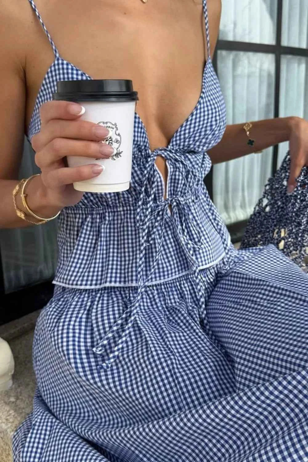 Plaid Tie Front Cami and Skirt Set 07e8356d-14c0-4cba-8e86-0f6a6ddc3c27-Max-Origin