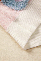 Beige Halloween Cute Pumpkin Pattern Sweater 0822f91cb67a0f86