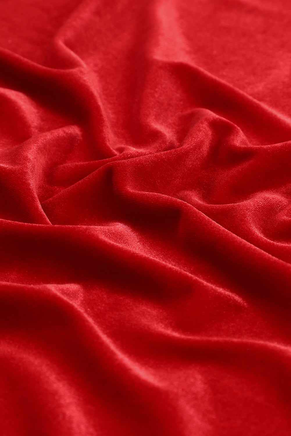 Red Velvet Elegant Open Front Pocket Long Cardigan 0866af7f43bcfaaf